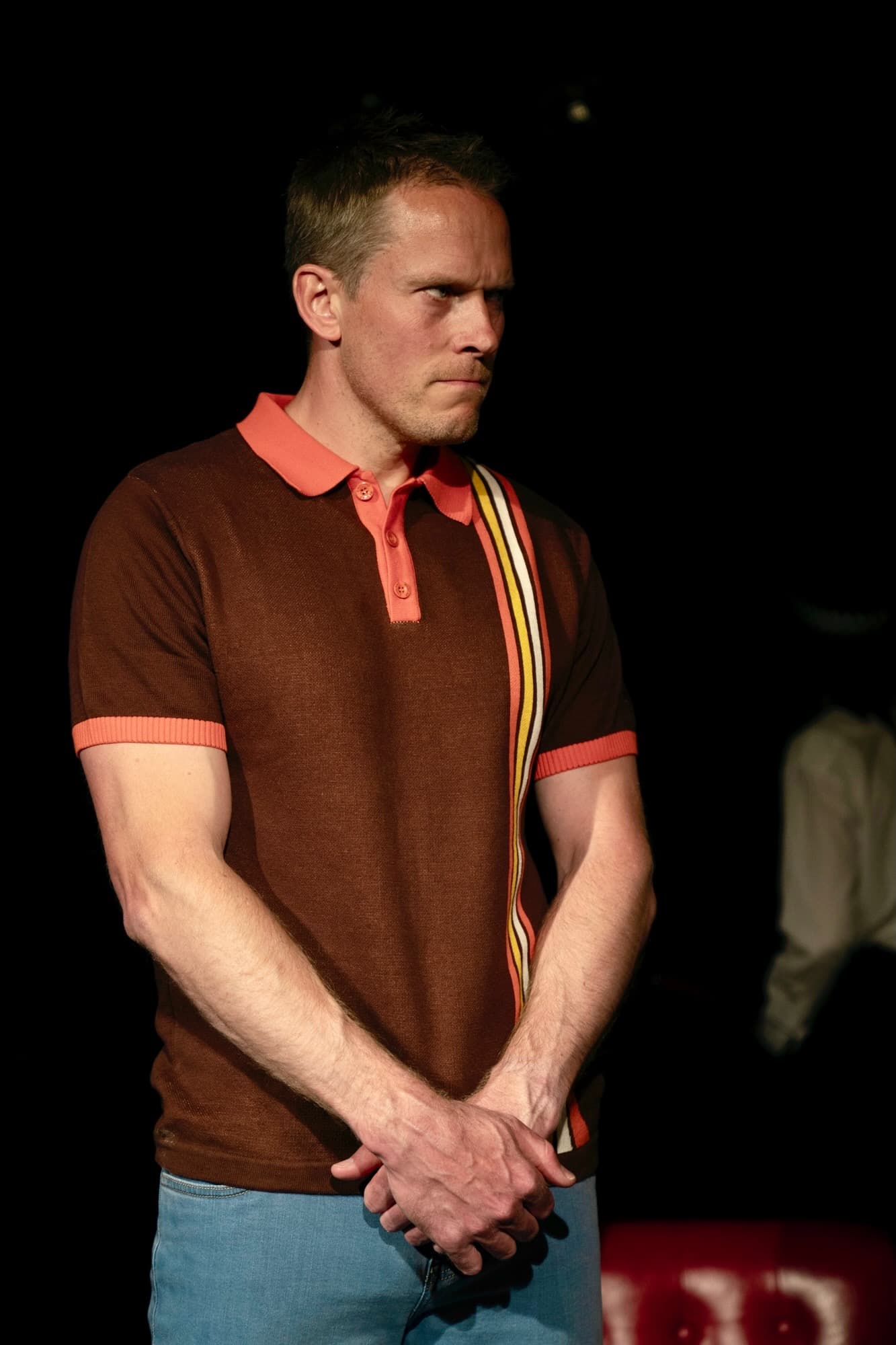 William Jukes as Mr Max in Neighbour! Neighbour!, standing still